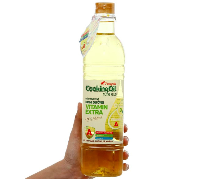 Dầu ăn Tường An Cooking Oil Nutri Plus ( chai 1 lít )