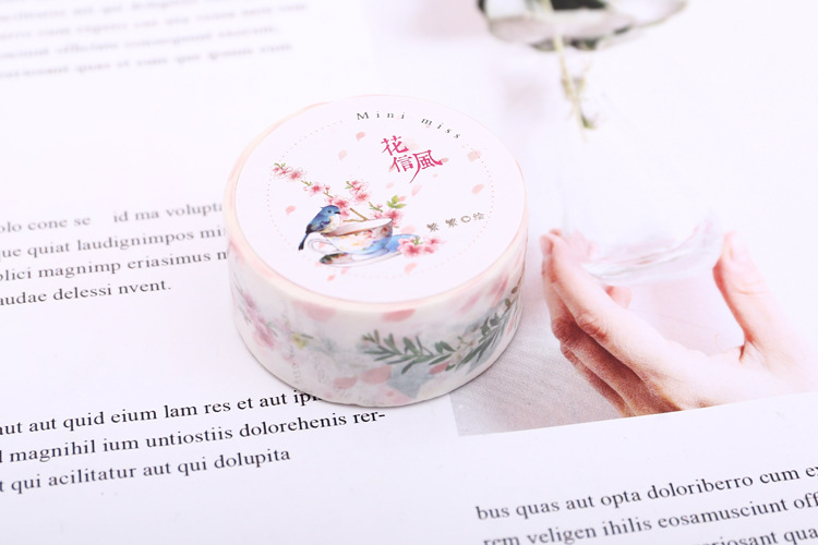 Băng keo trang trí - Washi tape mini miss ( trang trí sổ tay - sổ planner )