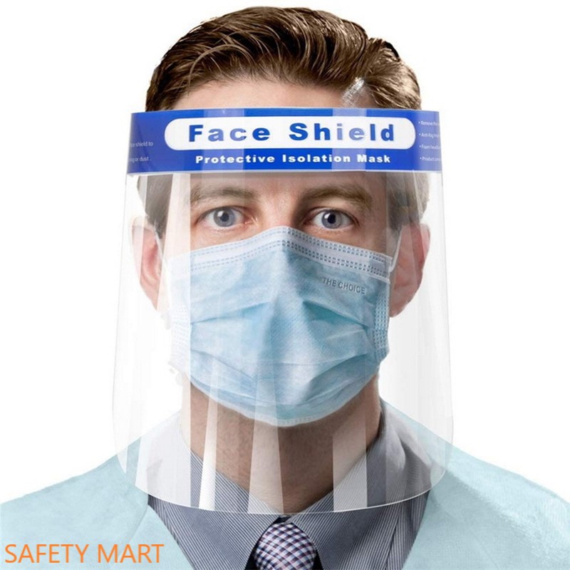 Tấm Chắn Ngăn Giọt Bắn Face Shield Ngăn Ngừa Văng Bắn Phòng Chống Dịch Hiệu Quả Tối Ưu Tiêu Chuẩn CE FDA - Hàng Chính Hãng