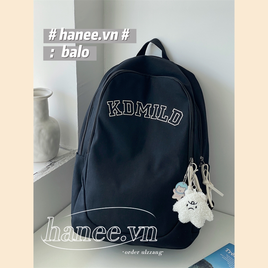 Backpack School Bag Basic ulzzang BL04