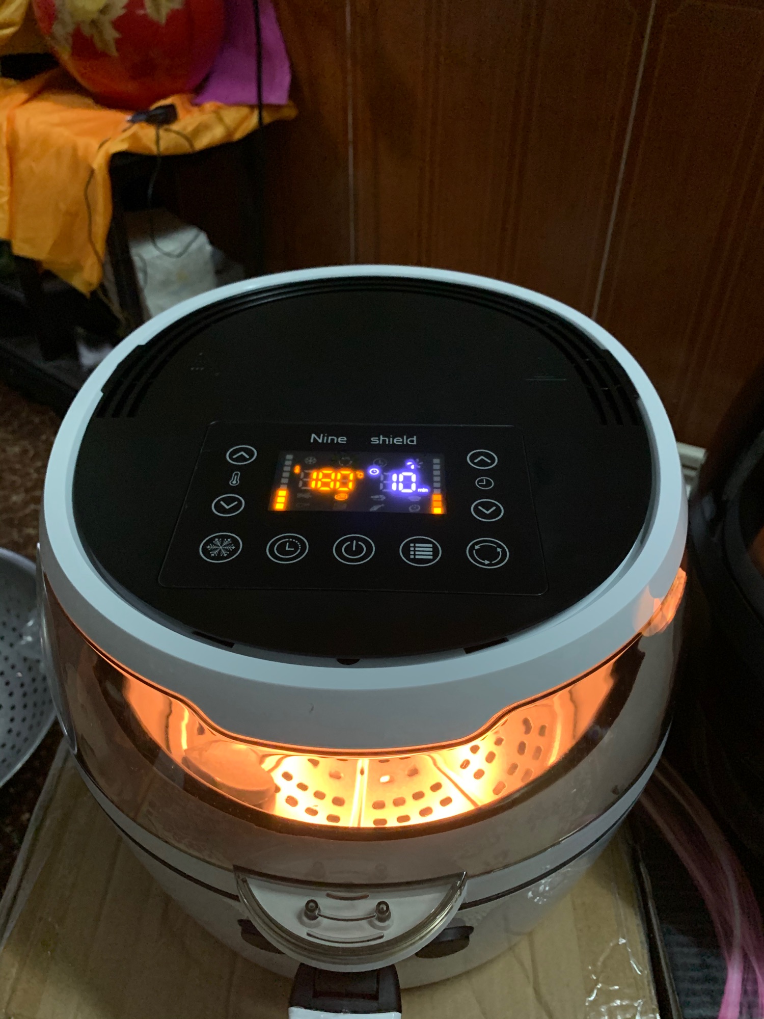 [Giá Hủy Diệt] Nồi Chiên Không Dầu NINE SHIELD 8L - Nồi cơ