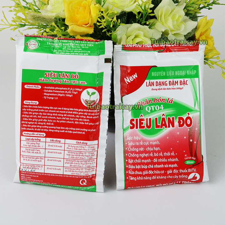 Siêu lân đỏ ra rễ cực mạnh gói 20ml
