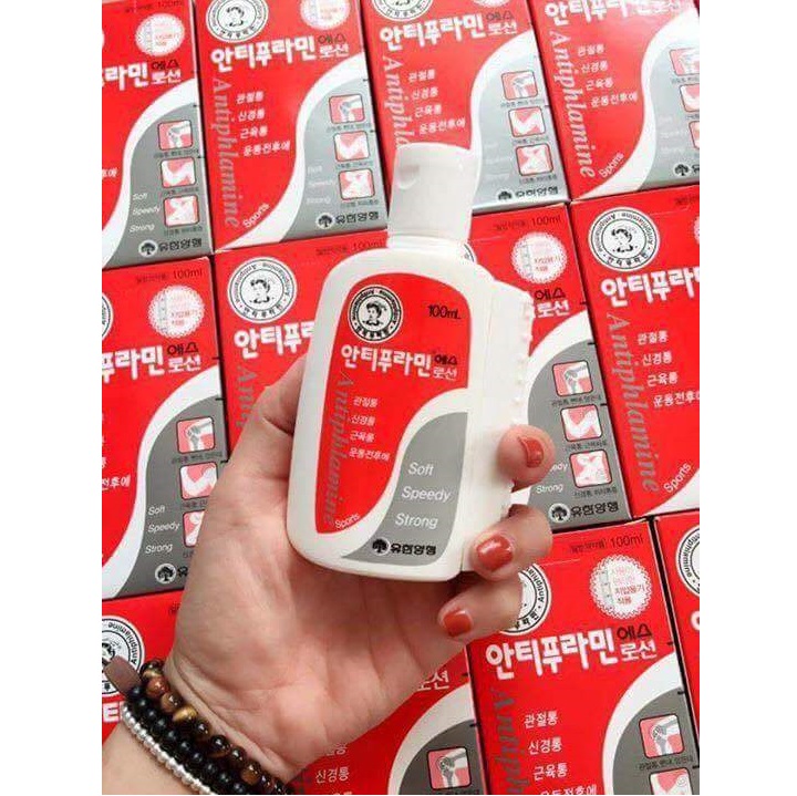 [HCM]Dầu nóng xoa bóp Hàn Quốc Antiphlamine 100ml