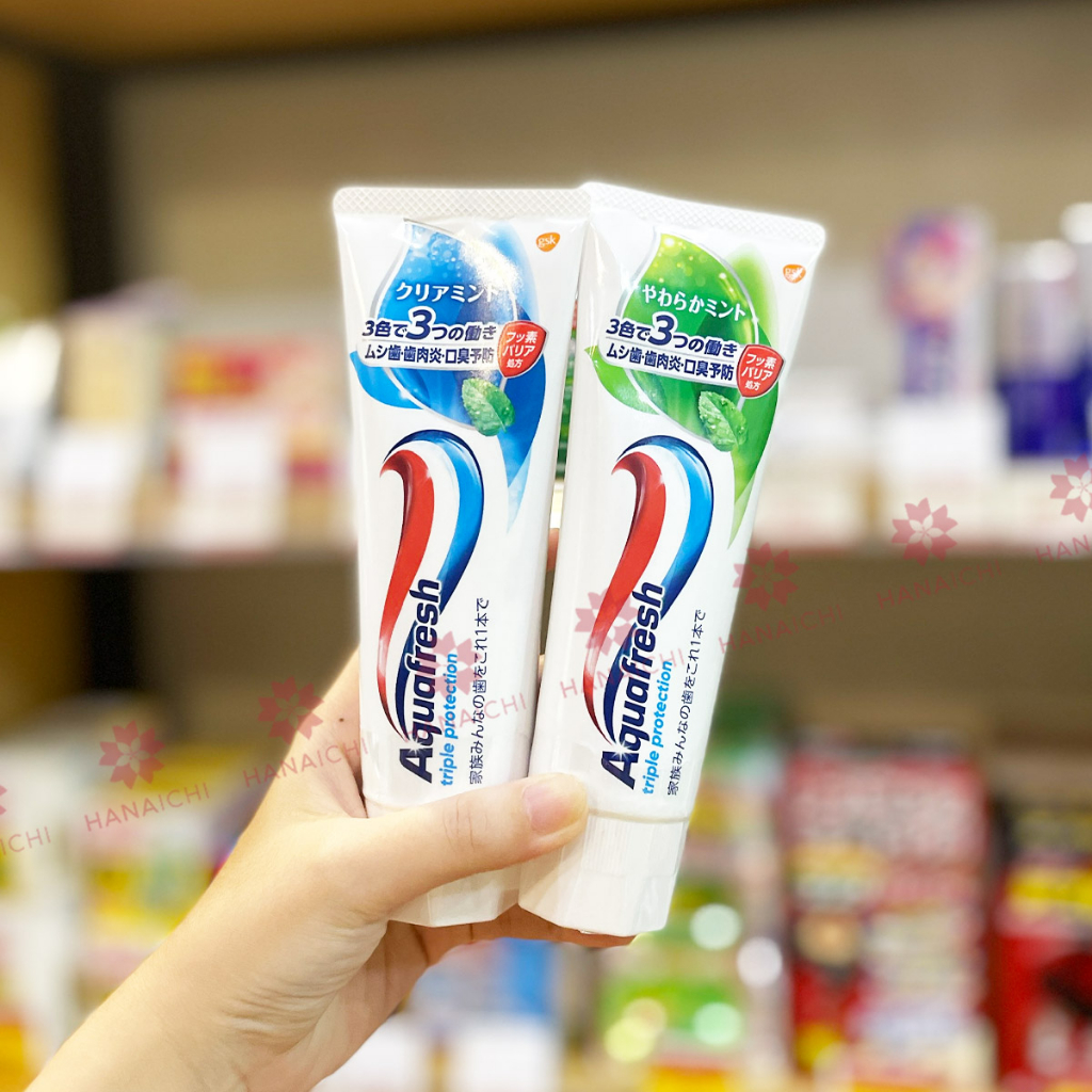 Kem Đánh Răng Aquafresh Triple Protection 140gr - Nội địa Nhật