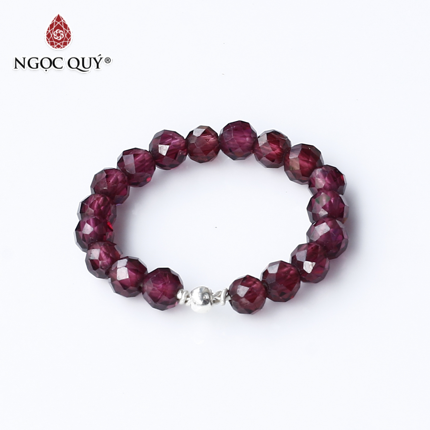 [HCM]Nhẫn đá garnet mệnh hỏa thổ - Ngọc Quý Gemstones