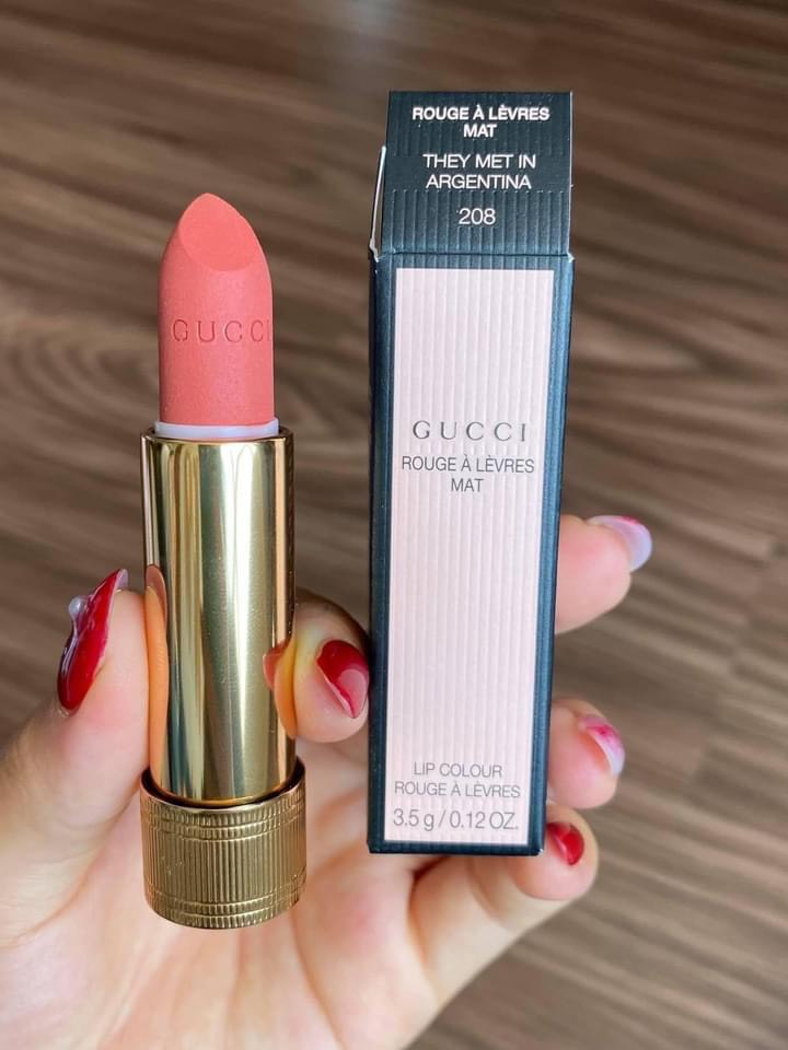 💋 Son Gucci 208 - They met in Argentina💋  𝗠𝗮𝘁𝘁𝗲 𝗛𝗼̂̀𝗻𝗴 𝗖𝗮𝗺 Đ𝗮̂́𝘁 𝗰𝗵𝗮́𝘆 𝗵𝗮̀𝗻𝗴 𝗴𝗵𝗲̂ 𝗹𝗮̆́𝗺