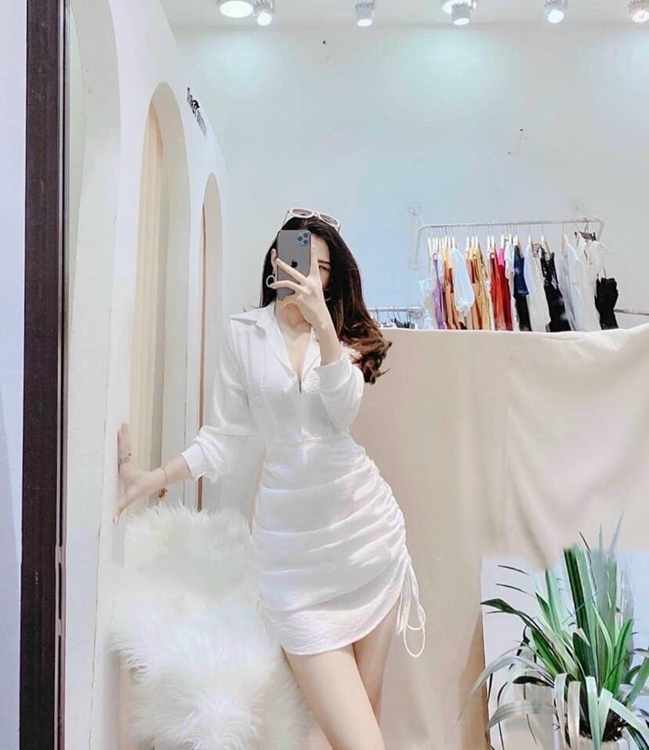 [15-17.5 Hoàn tiền 15%]  ĐẦM TAY DÀI KIỂU SƠ MI HOTTENDY! MTB