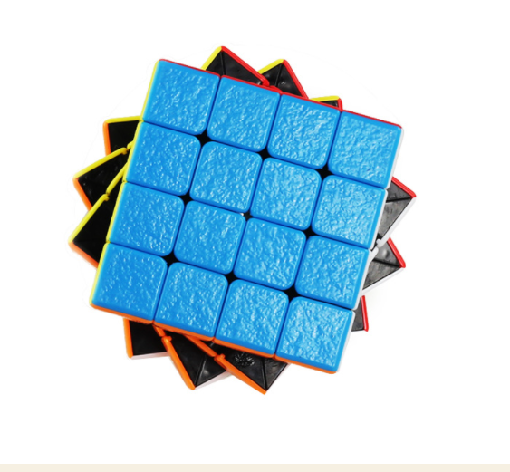 Combo 4 rubik stickerless 2x2 3x3 4x4 5x5  Gem Sengso cao cấp