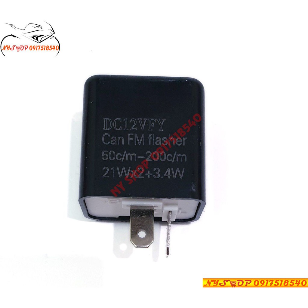 Cục chớp xi nhan điện tử gắn xe máy ( có tăng chỉnh nhanh chậm)