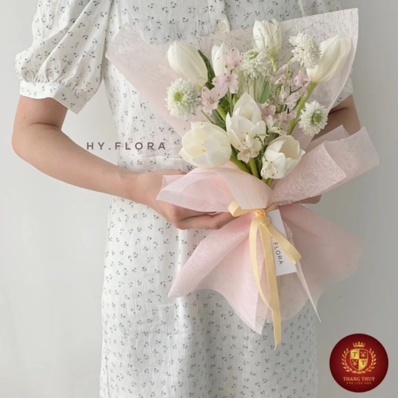 Giấy mếch tập bó hoa