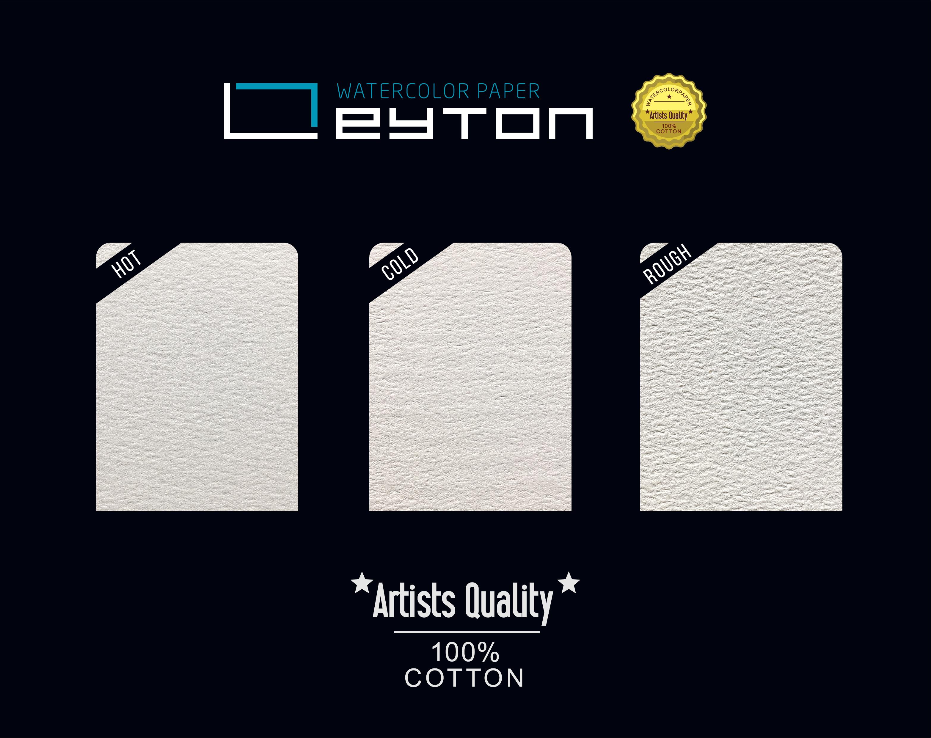 Sổ Vẽ Màu Nước LEYTON 100%cotton