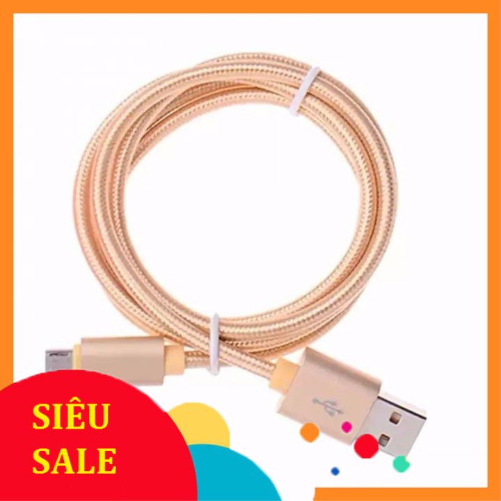 Dây sạc dài 3m bọc dù siêu bền