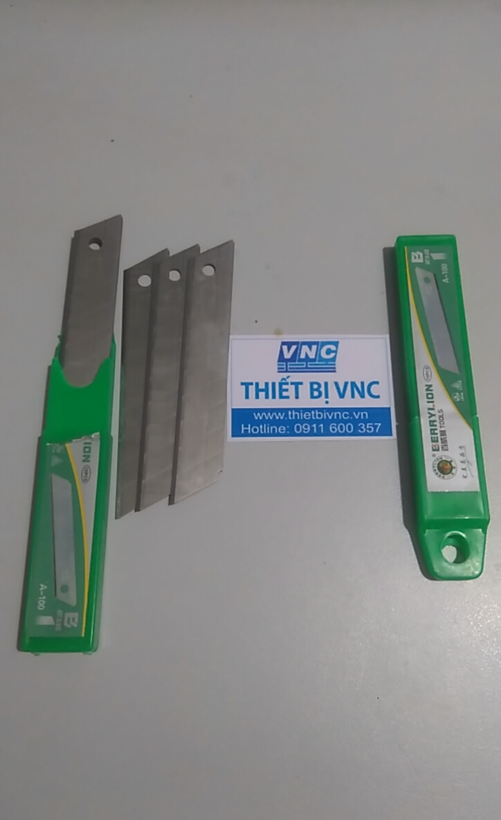 Hộp 10 lưỡi dao rọc giấy lớn Berrylion