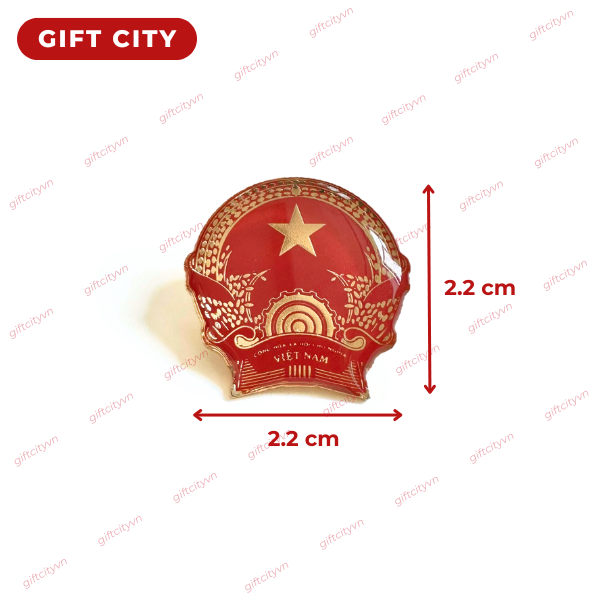 Huy hiệu cài áo hình quốc huy