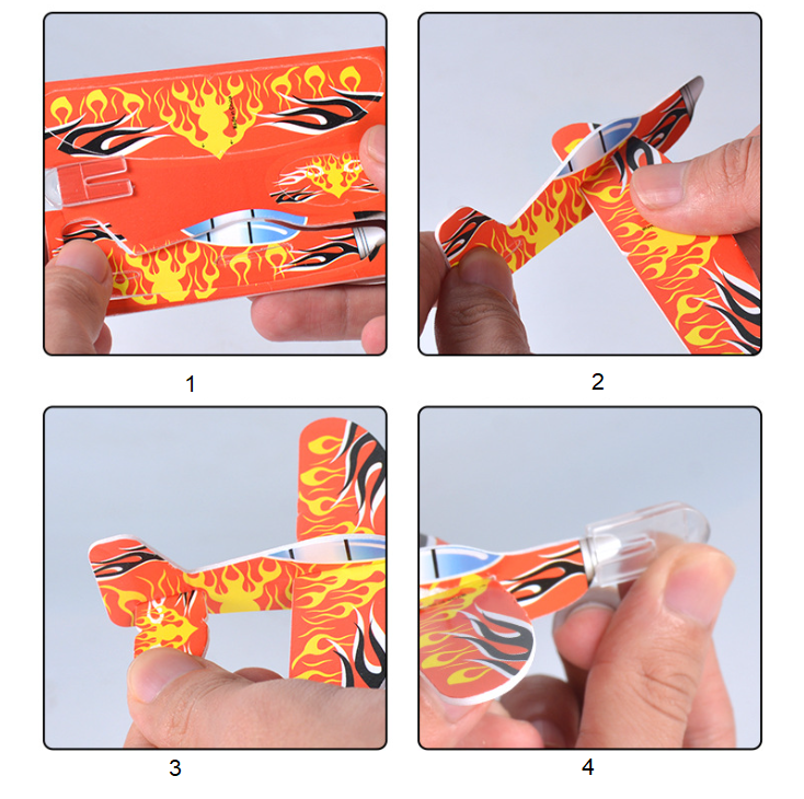 [LOẠI NHỎ] MÁY BAY XỐP MÔ HÌNH PHI/PHÓNG TAY [ĐỒ CHƠI TRẺ EM]