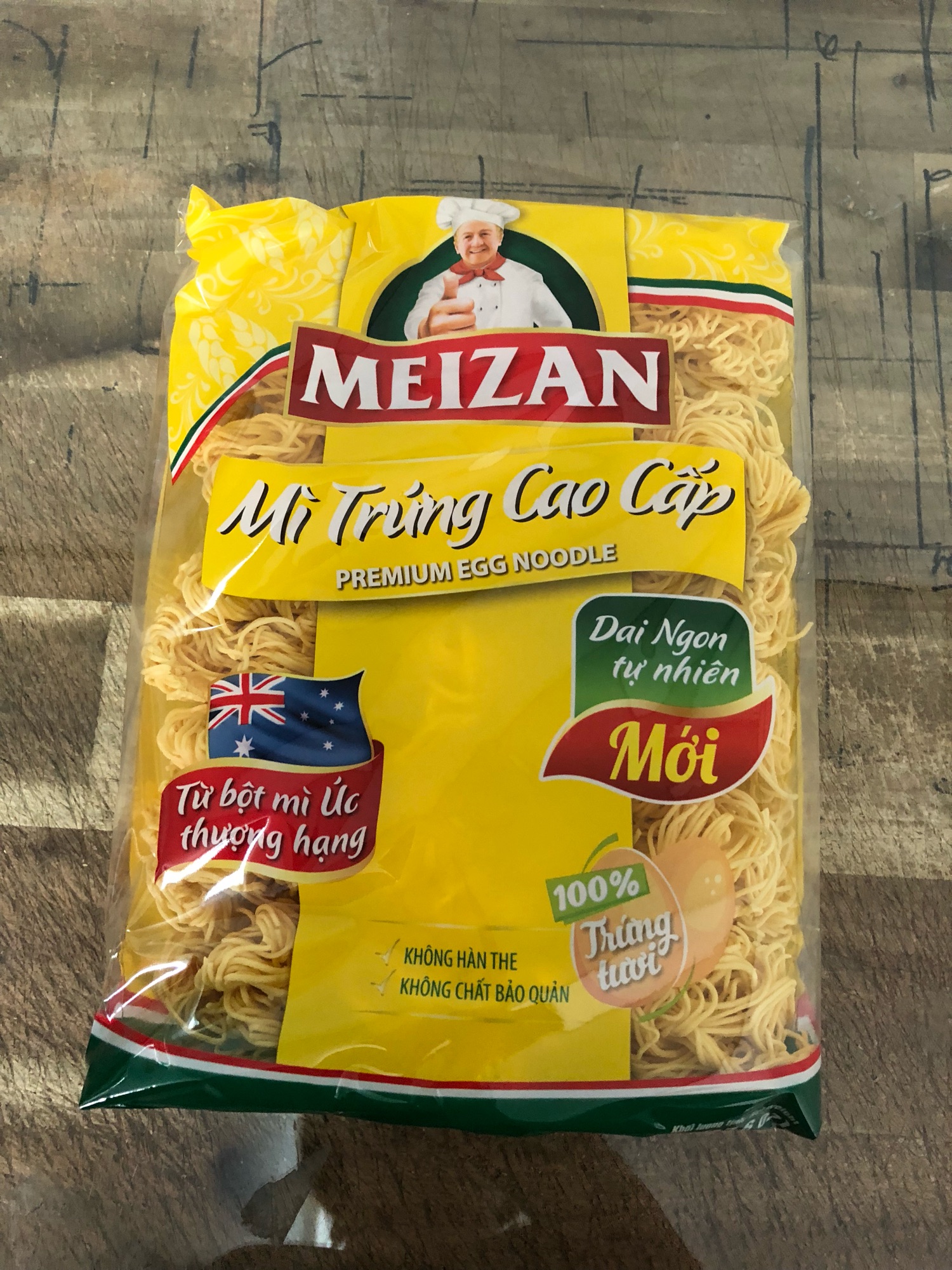 [HCM]Mì trứng cao cấp Meizan 500g