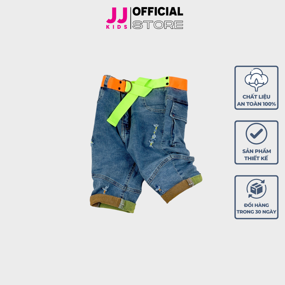 Quần jean bé trai,quần jean lững bé trai năng động thoải mái full size | FREESHIP MAX - JJ Kids Fashion