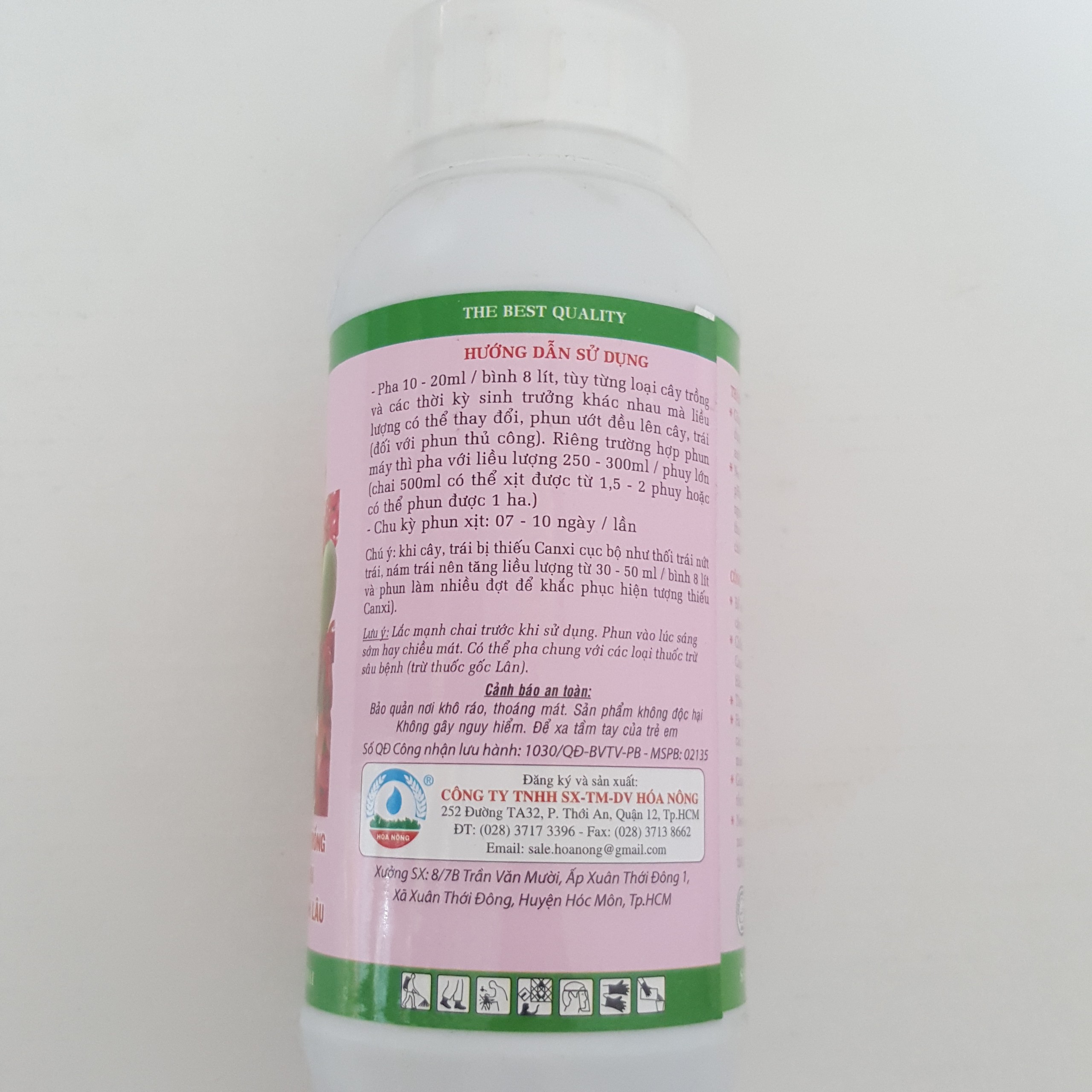 Phân bón lá Canxi Bo - Chai 500ml
