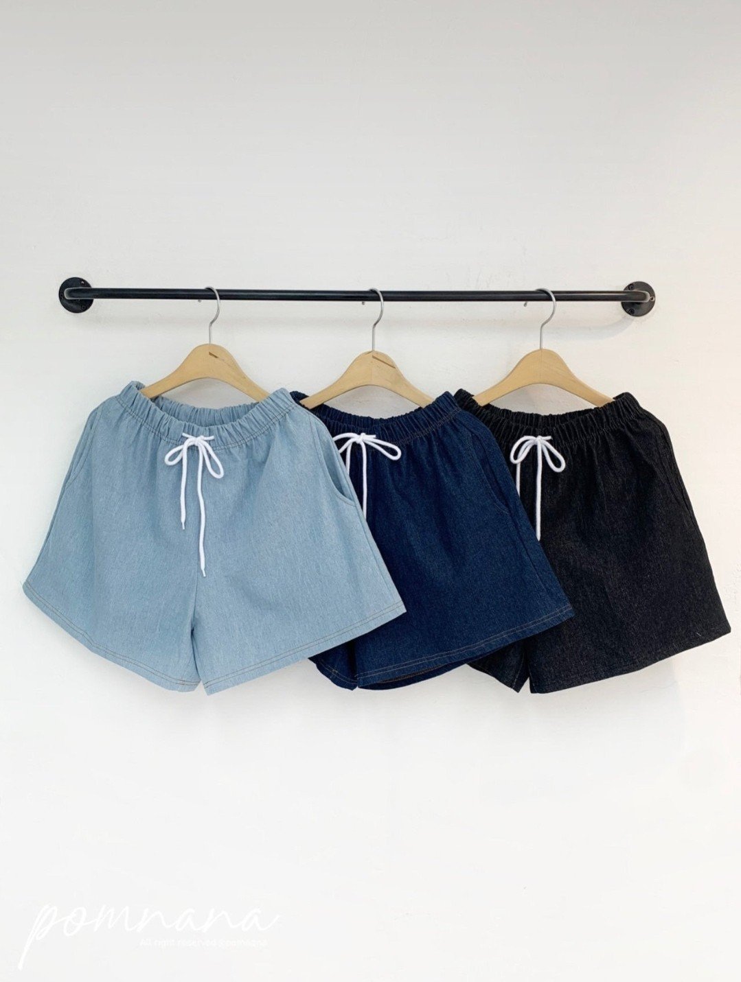 [ogniM Seoul] Quần short dáng chữ A phong cách Hàn Quốc (Made in Korea)