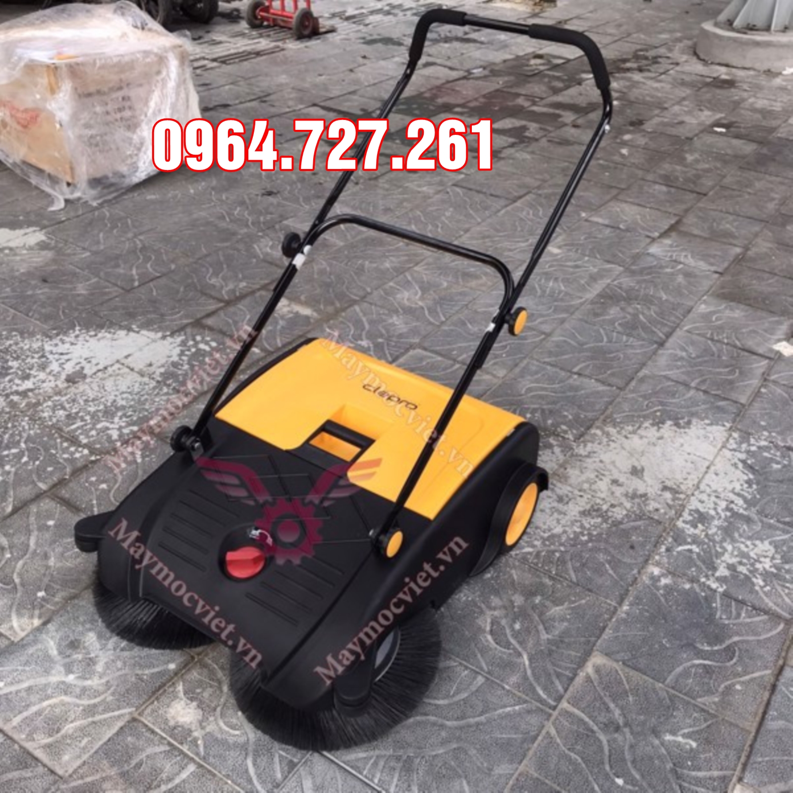 Máy quét rác đẩy tay Clepro CW-800/02