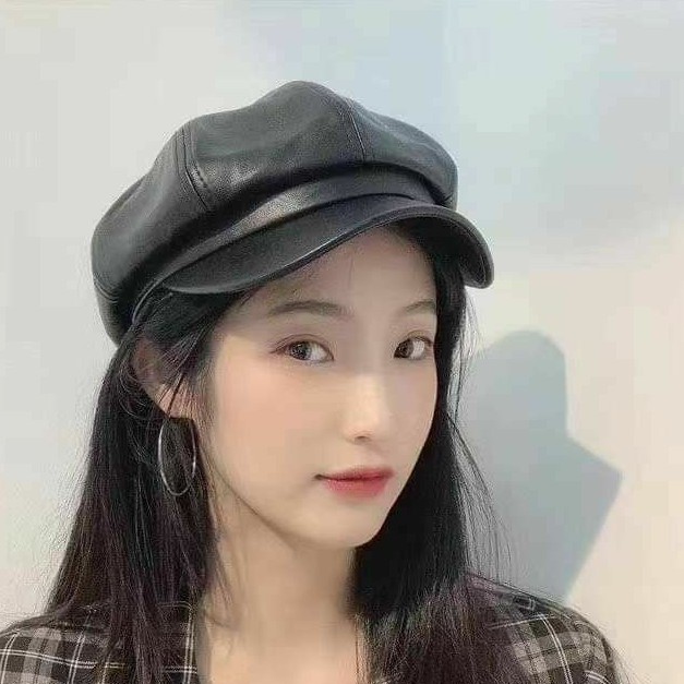 Mũ nồi da bóng Hàn Quốc MN02 siêu xinh