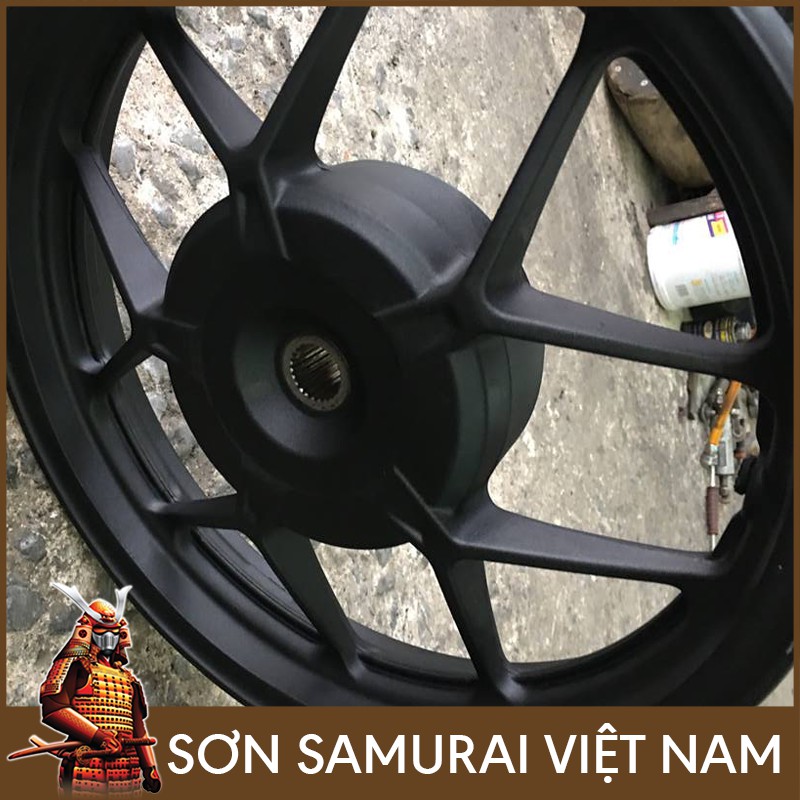 Sơn Samurai Màu Đen Nhám - Chai Sơn Xịt Samurai Đen Nhám 109A KHO SƠN SÀI GÒN