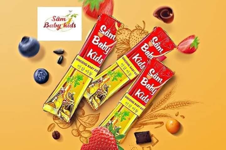 SÂM BABY KIDS - SIRO ĂN NGON CHO BÉ YÊU(20 gói )
