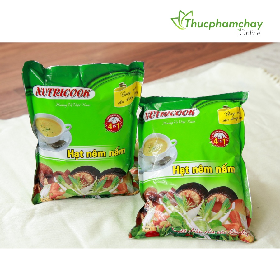 Hạt Nêm Chay Nấm Hương Nutricook 900g
