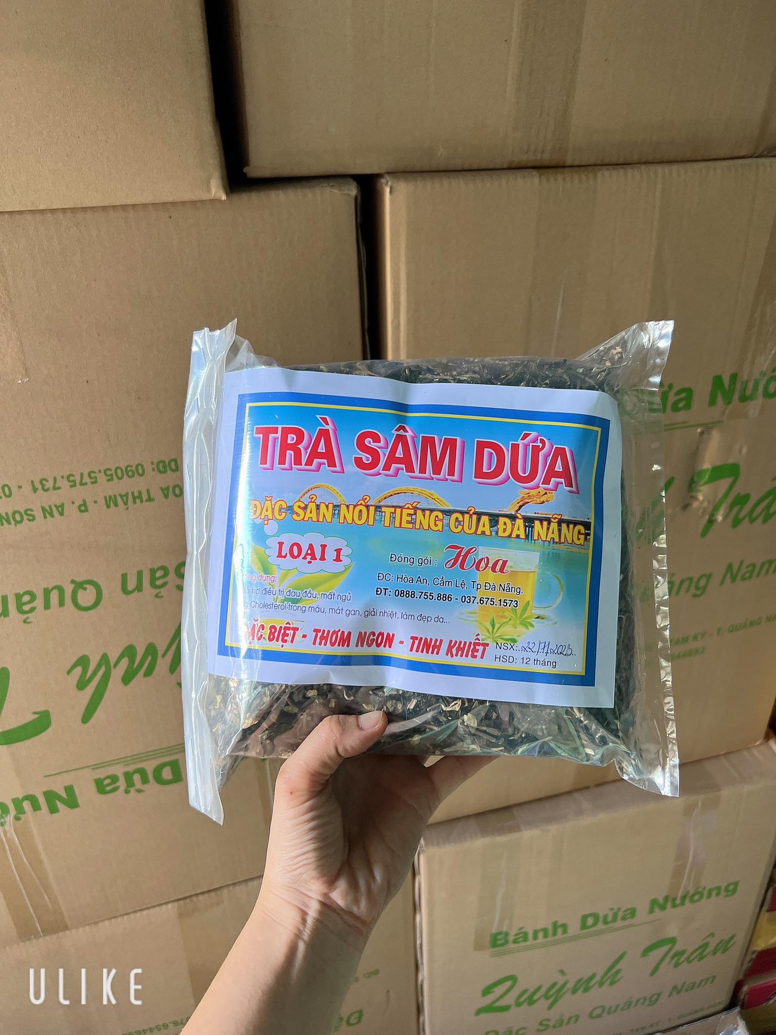 TRÀ SÂM DỨA ĐÀ NẴNG LOẠI 1 THƯỢNG HẠNG ( 500G ) - date mới