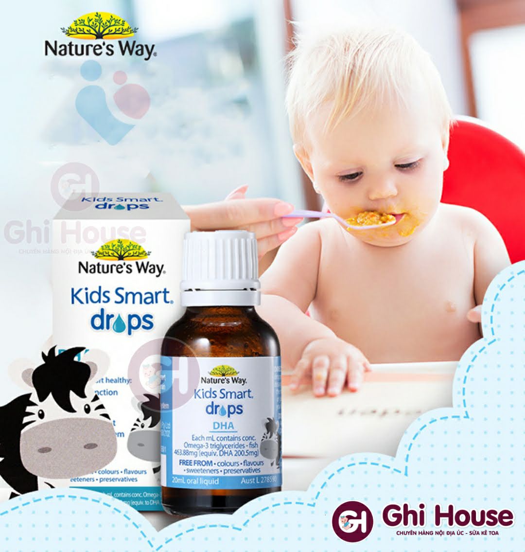 [HCM]Dha Giọt Úc - Nature’ Way Kids Smart DHA Drop