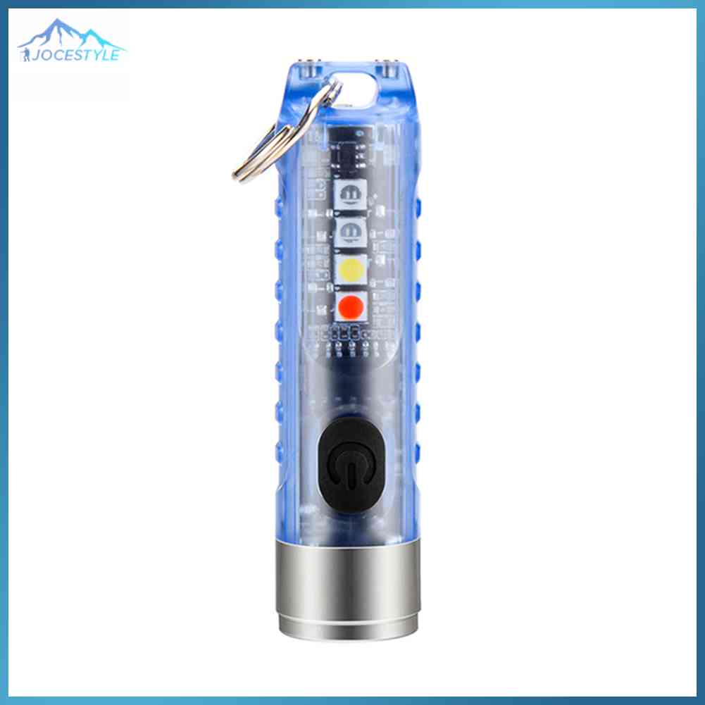 SST20 LED Keychain Flashlight Lighting 400LM Waterproof Mini Pocket Torch