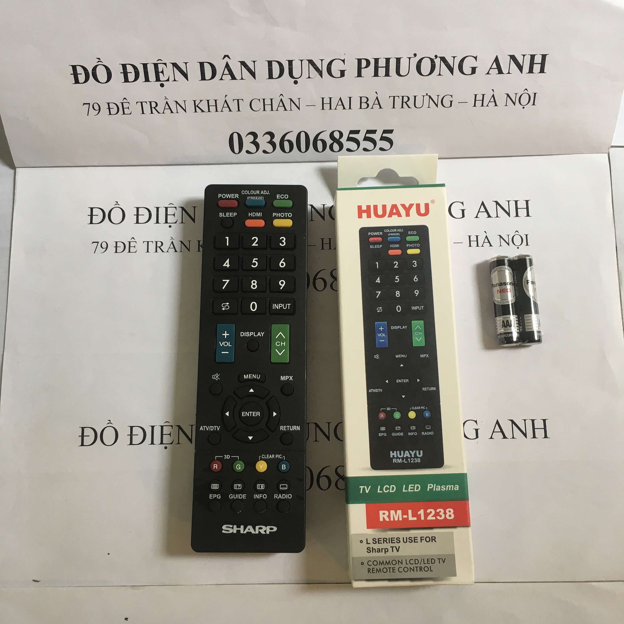 FREESHIP ĐIỀU KHIỂN TIVI SHARP 32INCH