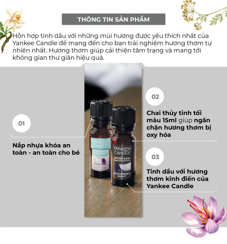 Tinh dầu Yankee Candle - Midnight Jasmine (15ml)