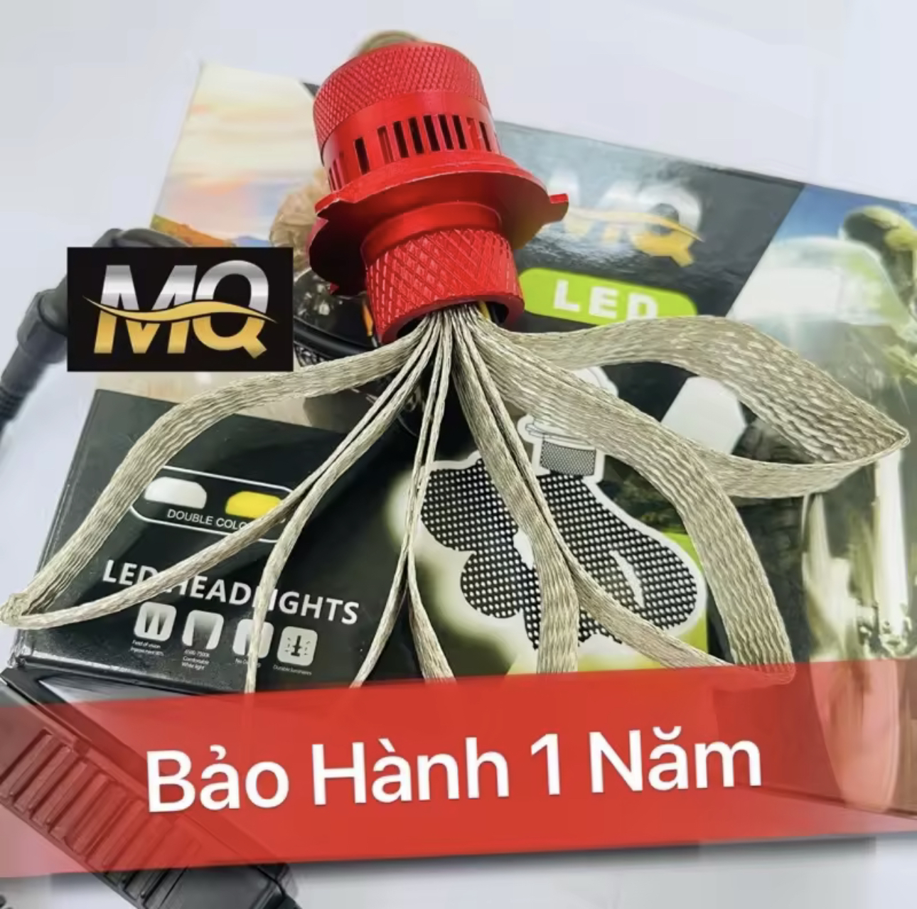 Đèn Pha Led Bi Cầu Mini RUBY 2 Mầu Cost Vàng Pha Trắng Chuyên Ô Tô Xe Máy Chính Hãng MQ Lắp Được Điện Máy