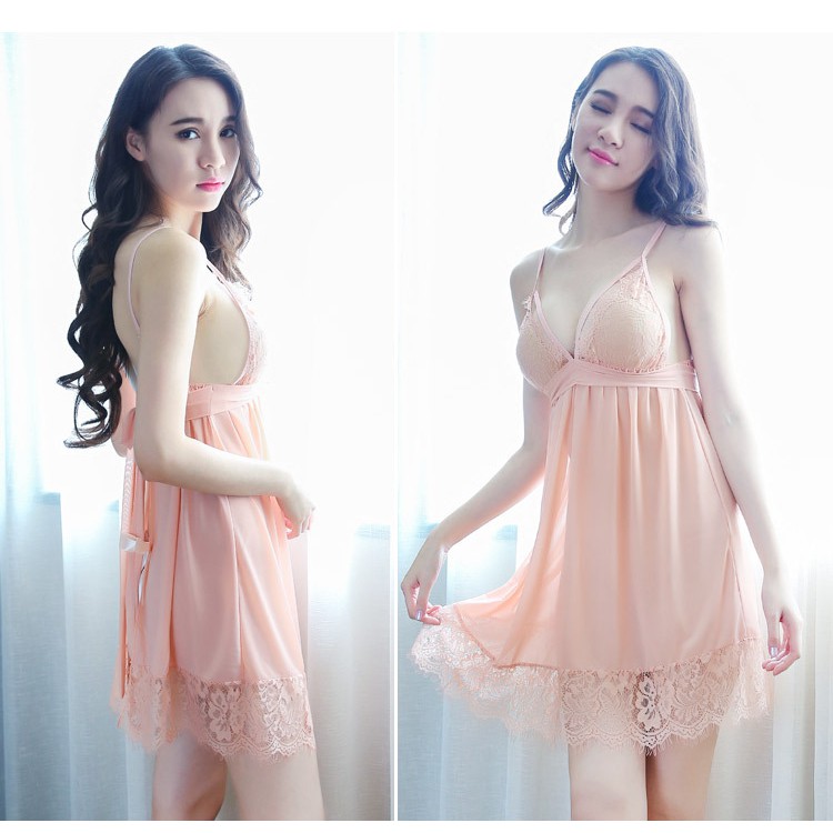 Đầm ngủ ren 2 dây quyến rũ cao cấp C53