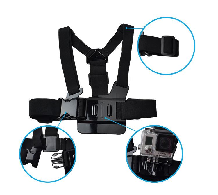 Dây đeo ngực dành cho Camera hành trình (Gopro, Sjcam, Xiaomi Yi, Amkov, Eken)