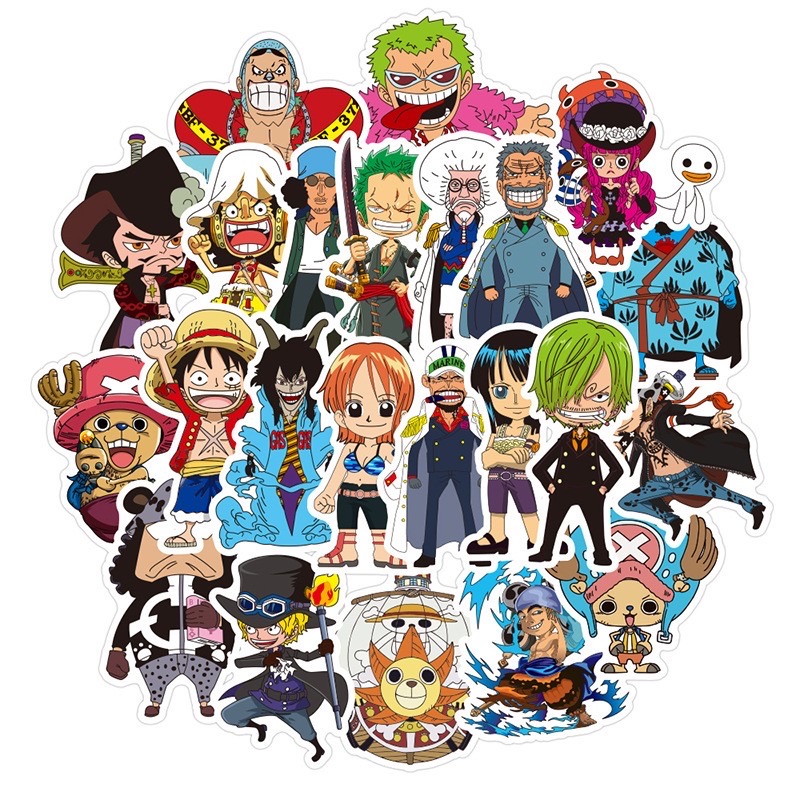 [HCM]Sticker Hình Dán Anime One Piece 2