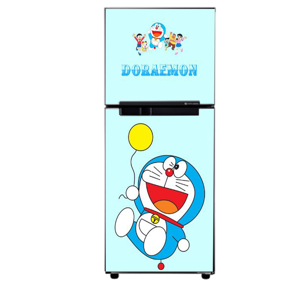 [HCM]Decal dán trang trí tủ lạnh Doraemon Mẫu 3