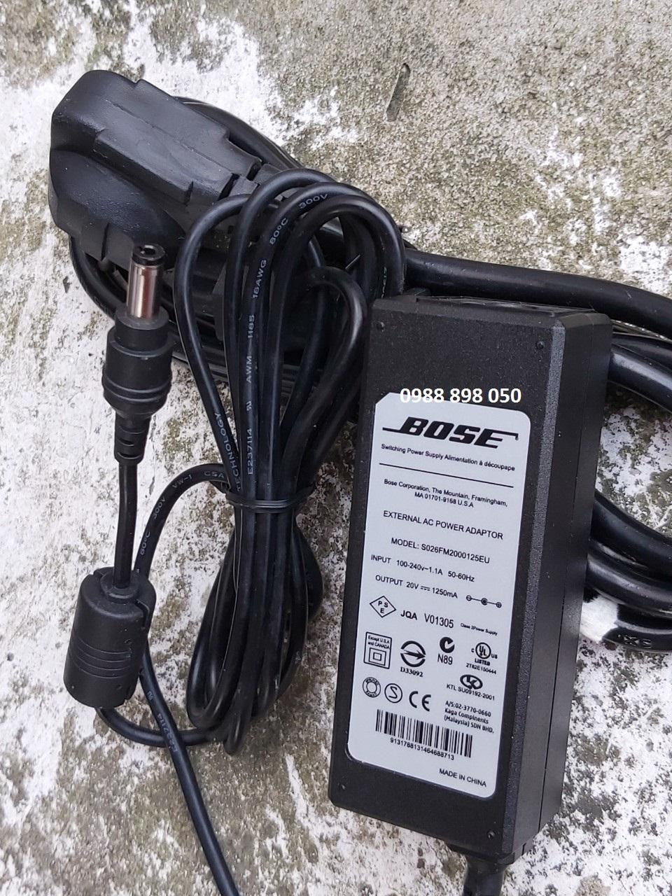 Sạc 20V-1250mA Loa Bo.se Bản Gốc