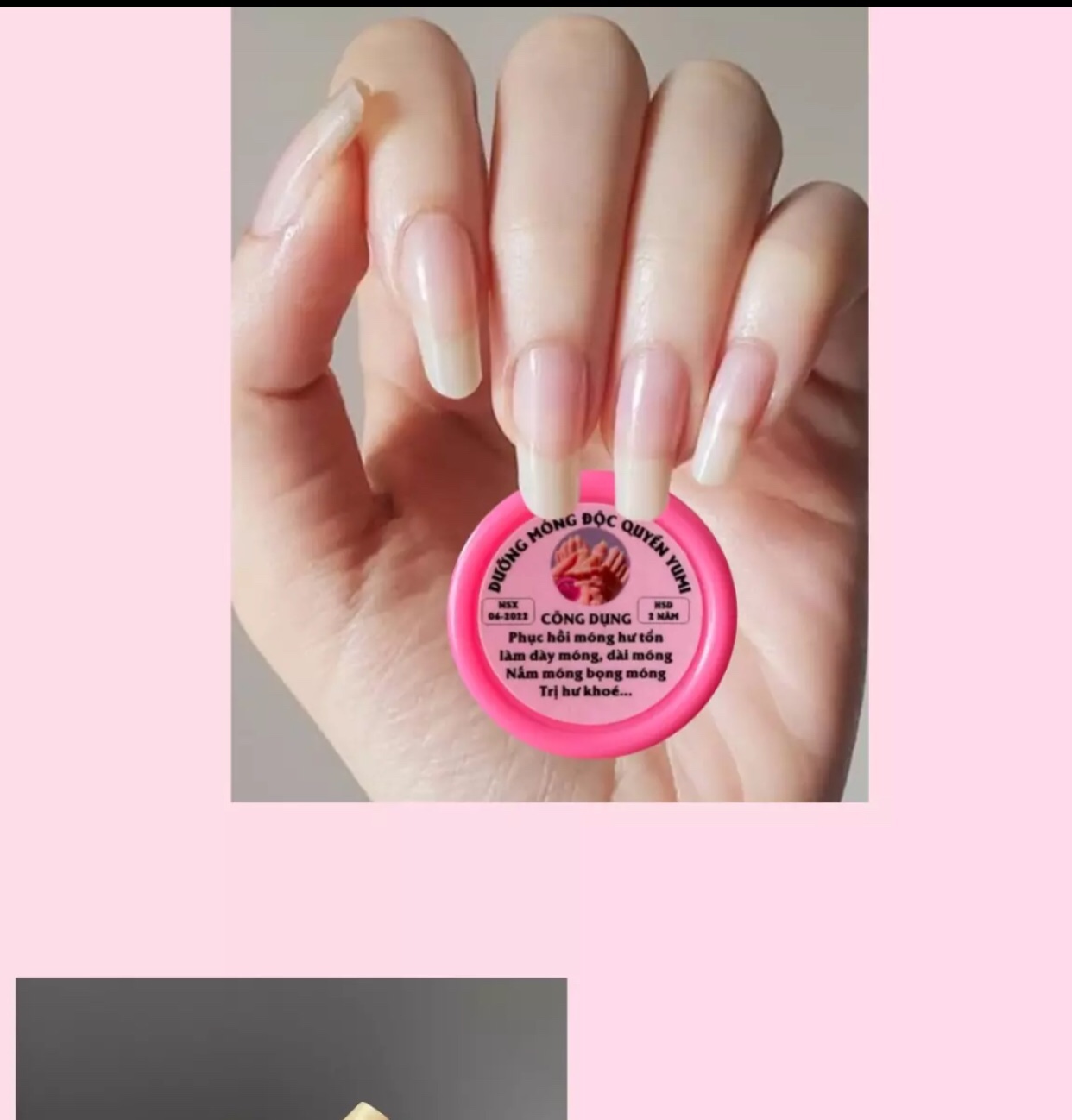 combo 2 hũ dưỡng móng tay độc quyền- dưỡng dài móng,cứng móng