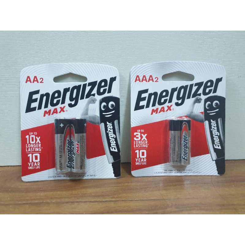 VỈ 2 VIÊN PIN 2A (SIZE AA) / 3A (SIZE AAA) ENERGIZER