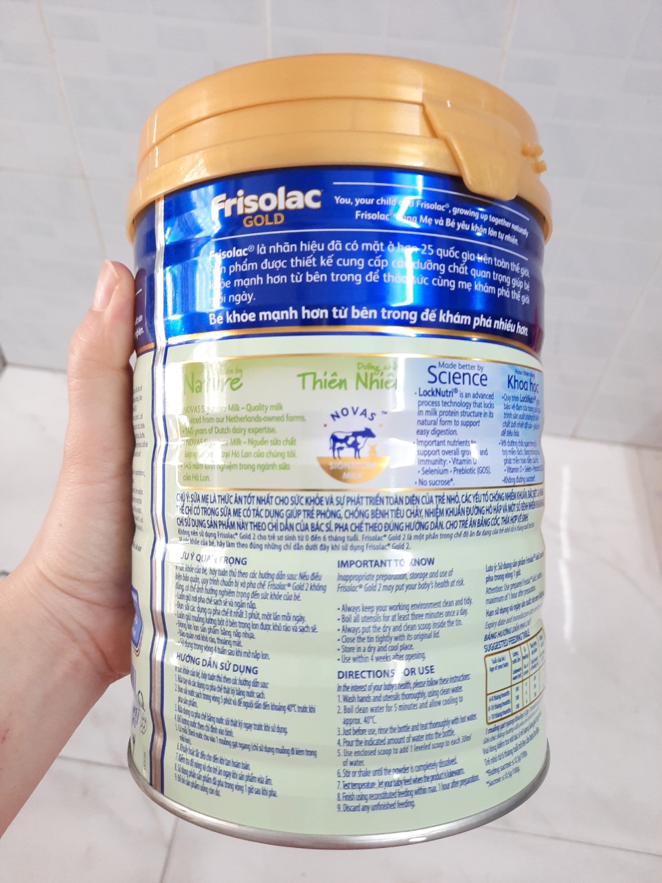 Sữa bột Frisolac Gold 2 850g HSD 8-2025