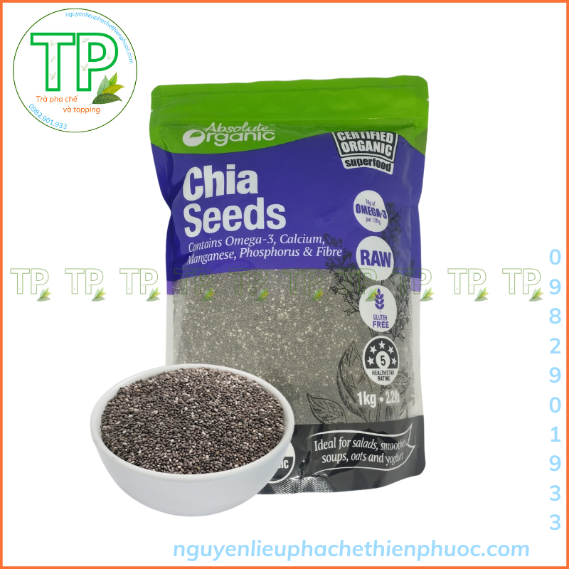 Hạt chia - gói 1kg - hàng chuẩn Úc