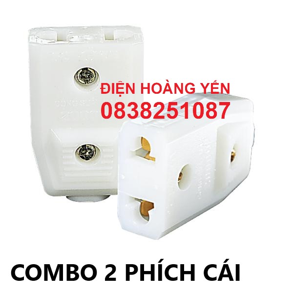 [HCM]Bộ 2 Phích cắm điện chống cháy
