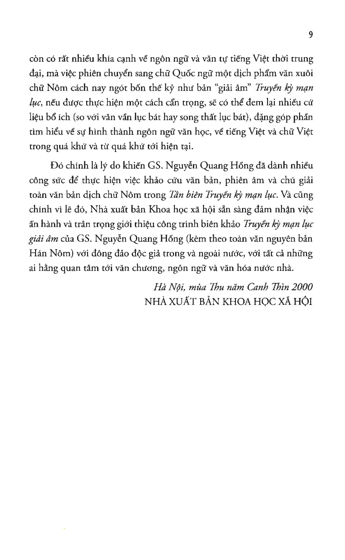 Sách - Truyền kỳ mạn lục giải âm