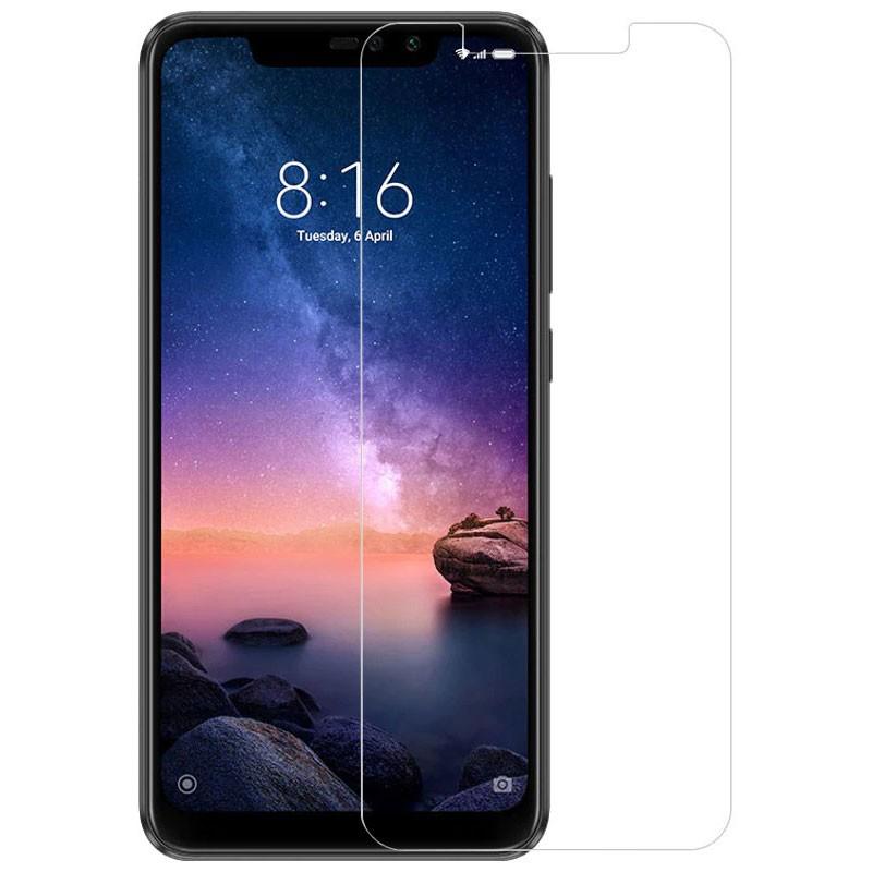 Kính cường lực trong suốt Xiaomi Redmi Note 6 Pro (Kèm miếng lau)