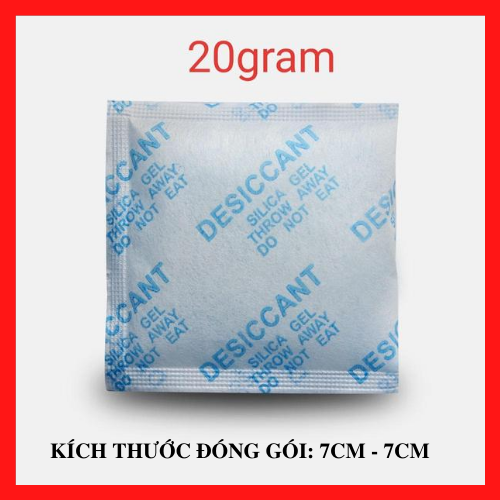 [HCM]1Kg Package Desiccant Silicagel type 20gr (50 packs) - Preservation-pharmaceuticals, technology, clothes-moisture-proof mould, anti-rust, anti-odor ....