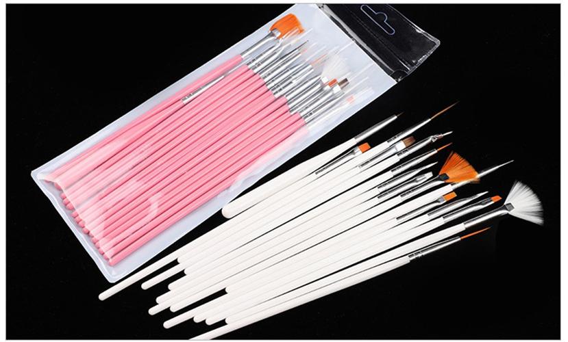 Bộ Cọ 15 Cây Vẽ Móng Nghệ Thuật