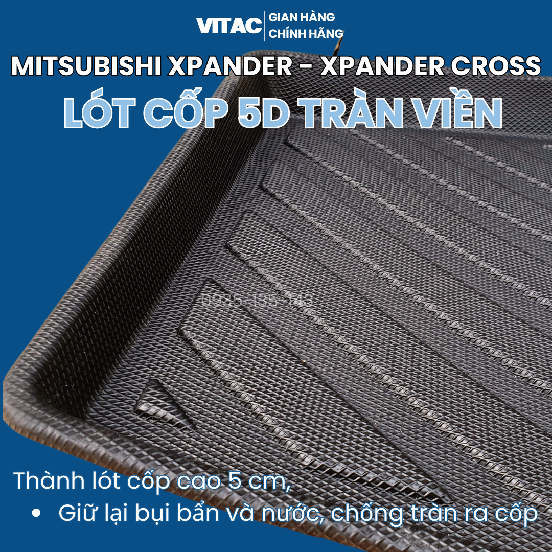 Lót cốp tràn viền Mitsubishi Xpander, Xpander cross 2018-2023