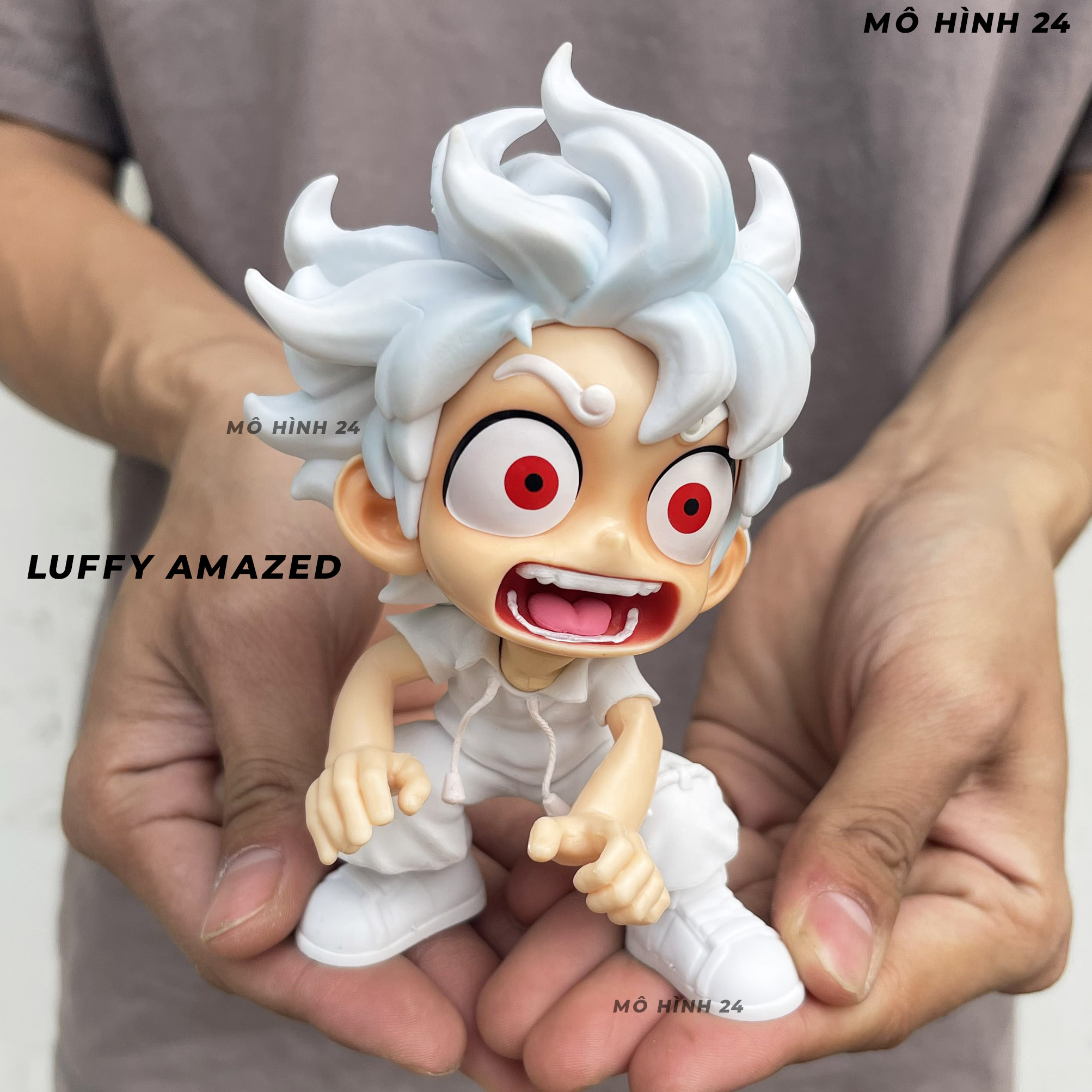 14cm figure model Luffy Nika amazed AI Luffy figure modern fashion Chibi one piece decor